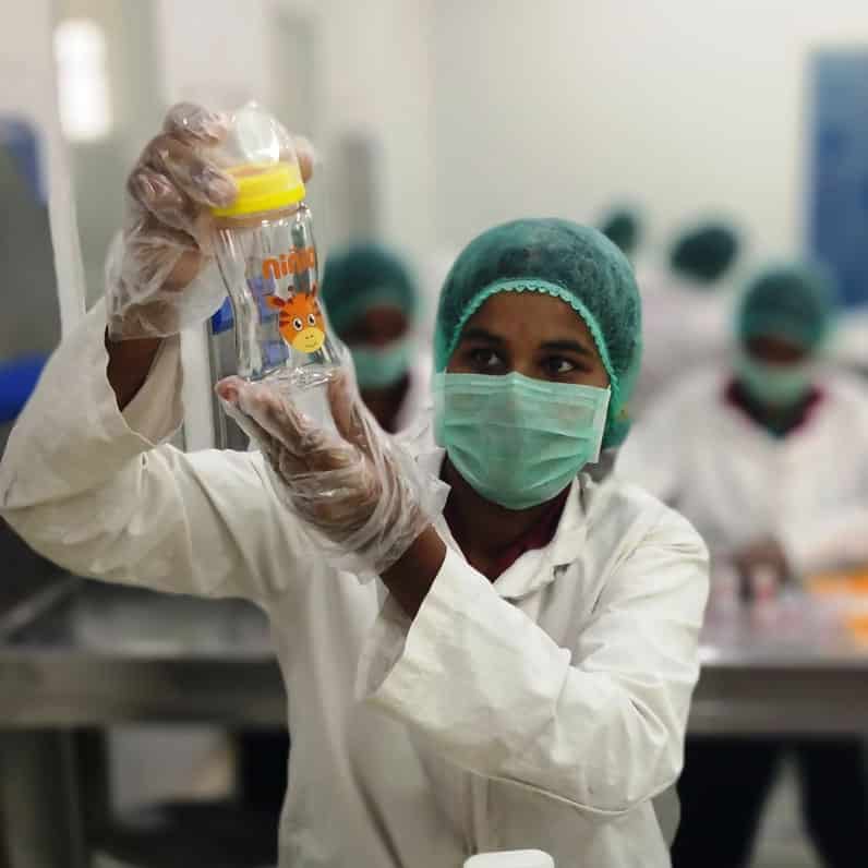 feeding bottle packing
